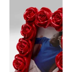 KARE Design Bilderrahmen Romantic Rose Rot 11X13Cm- Deko & Geschenkartikel