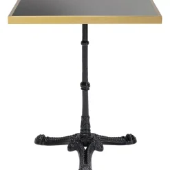 KARE Design Bistrotisch Kaffeehaus Rim Square Schwarz 60X60- Tische