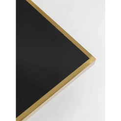 KARE Design Bistrotisch Kaffeehaus Rim Square Schwarz 60X60- Tische