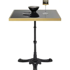 KARE Design Bistrotisch Kaffeehaus Rim Square Schwarz 60X60- Tische
