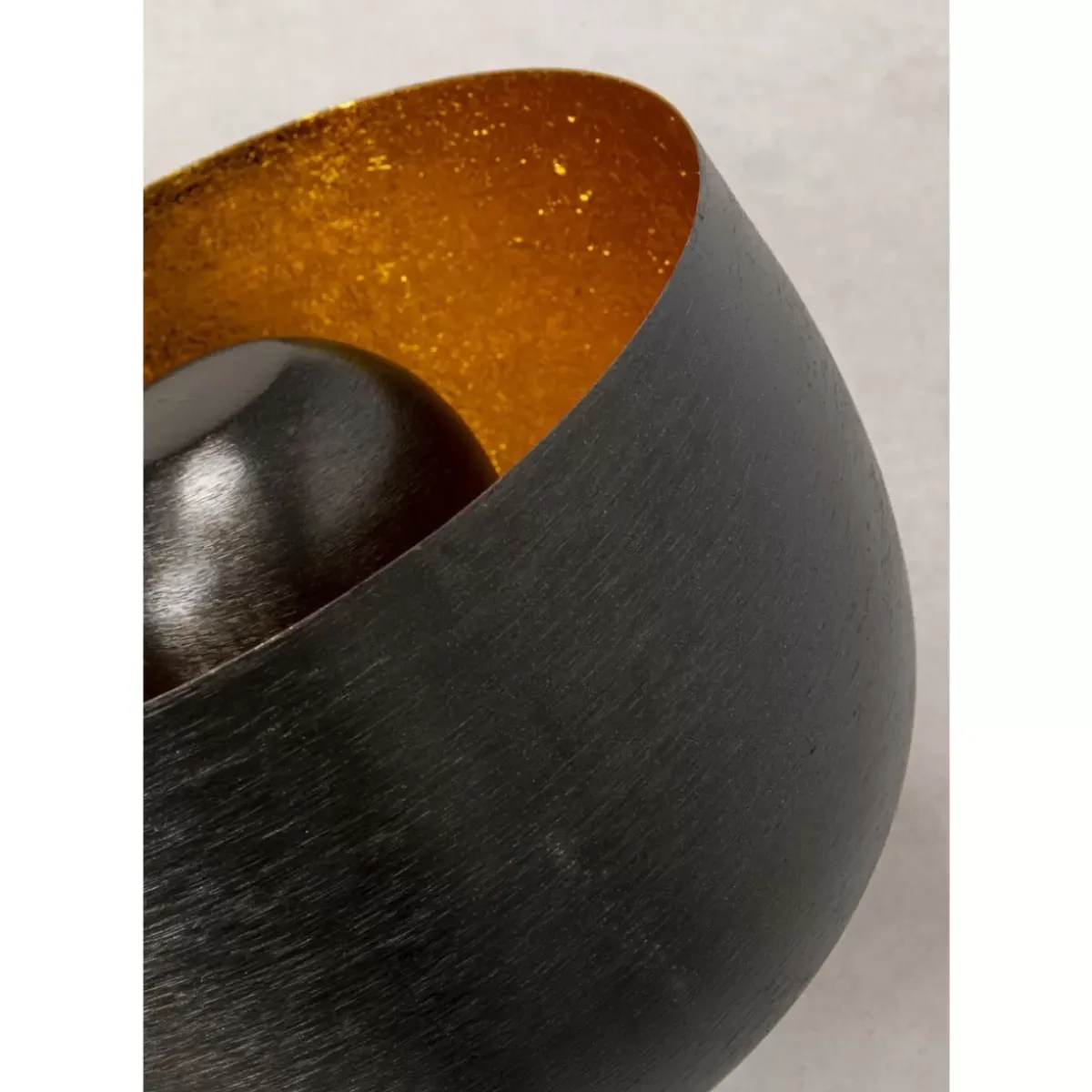 KARE Design Bodenleuchte Apollon Smooth Schwarz O28Cm- Steh & Bodenleuchten