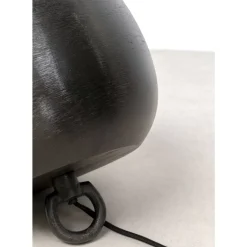 KARE Design Bodenleuchte Apollon Smooth Schwarz O28Cm- Steh & Bodenleuchten