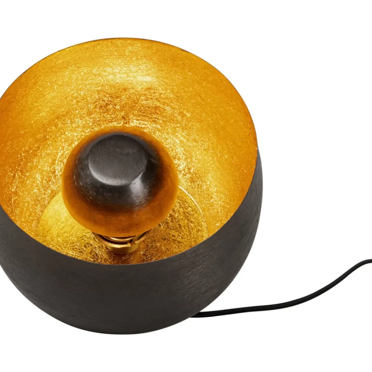 KARE Design Bodenleuchte Apollon Smooth Schwarz O28Cm- Steh & Bodenleuchten