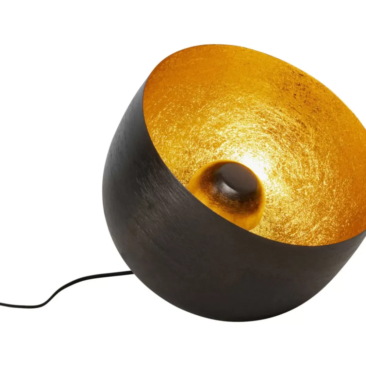 KARE Design Bodenleuchte Apollon Smooth Schwarz O35Cm- Steh & Bodenleuchten