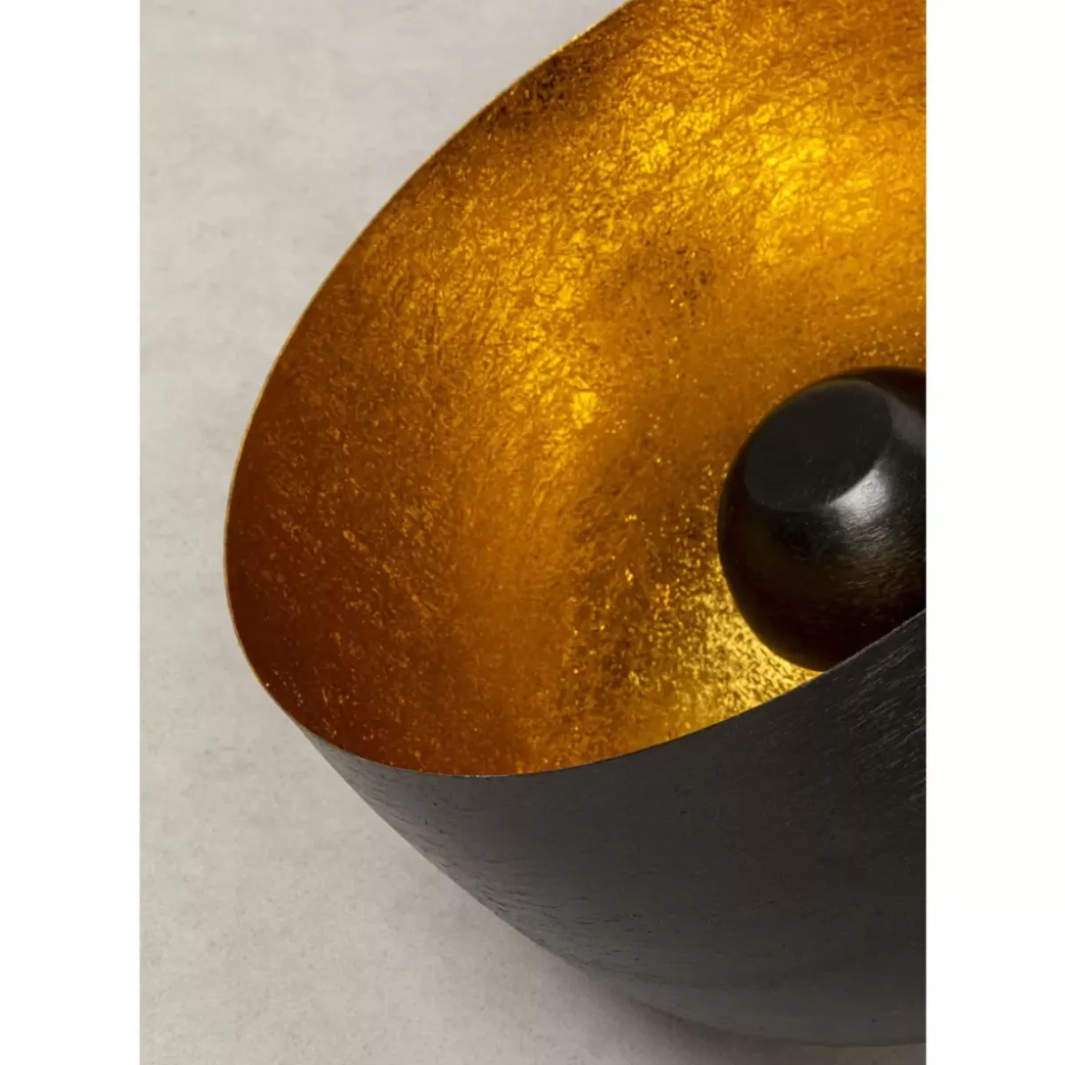 KARE Design Bodenleuchte Apollon Smooth Schwarz O35Cm- Steh & Bodenleuchten