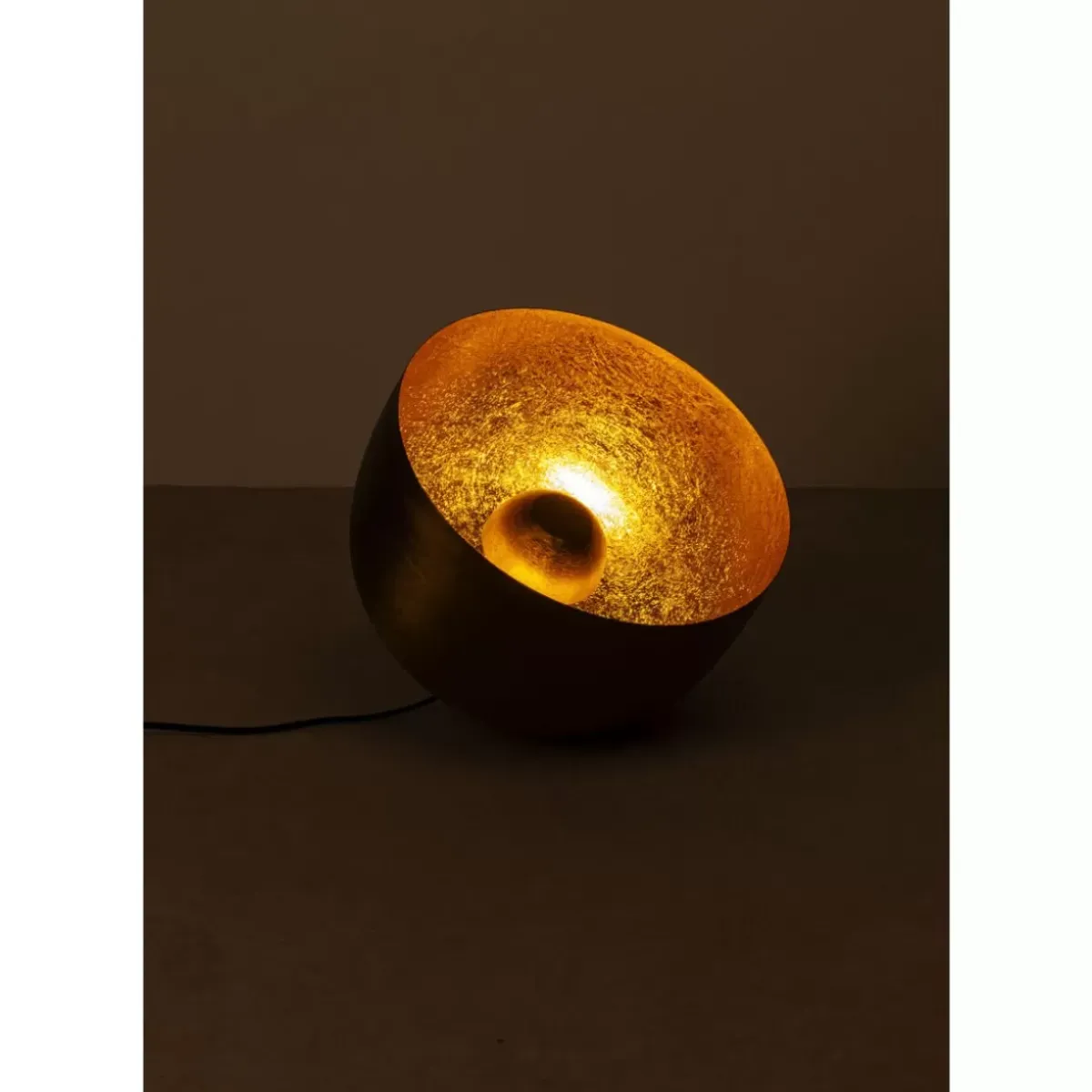 KARE Design Bodenleuchte Apollon Smooth Schwarz O35Cm- Steh & Bodenleuchten