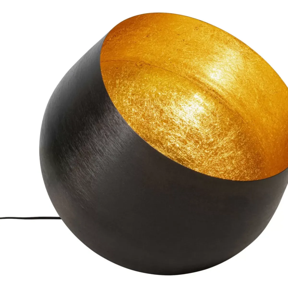 KARE Design Bodenleuchte Apollon Smooth Schwarz O50Cm- Steh & Bodenleuchten