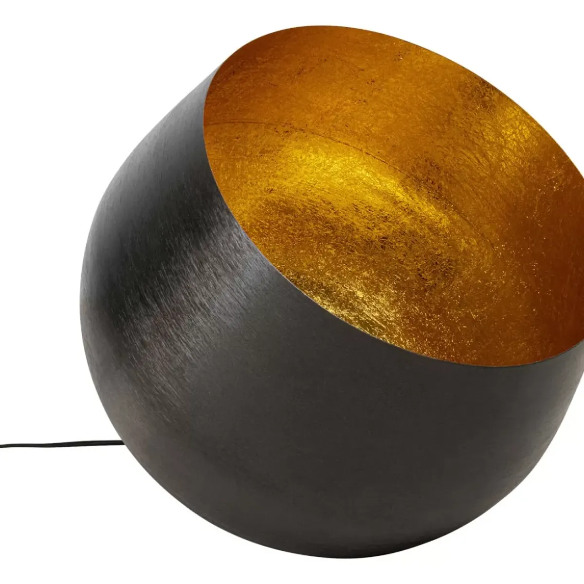 KARE Design Bodenleuchte Apollon Smooth Schwarz O50Cm- Steh & Bodenleuchten