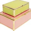 KARE Design Box Neomi Grun Pink (2/Set)- Aufbewahrung & Ordnung