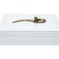 KARE Design Box Snake Bite Weis 28X7Cm- Aufbewahrung & Ordnung