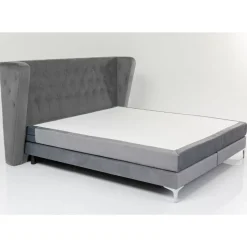 KARE Design Boxspringbett Benito Moon Grau 180X200Cm- Betten