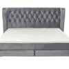 KARE Design Boxspringbett Benito Moon Grau 160X200Cm- Betten