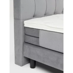 KARE Design Boxspringbett Benito Star Grau 160X200Cm- Betten