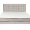 KARE Design Boxspringbett Benito Star Creme 180X200Cm- Betten