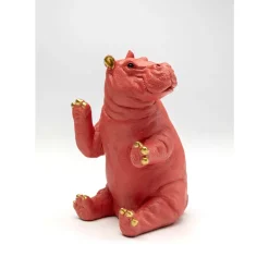 KARE Design Buchstutze Hippo Pink (2/Set)- Deko & Geschenkartikel