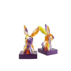 KARE Design Buchstutze Rabbit Holi (2/Set)- Deko & Geschenkartikel