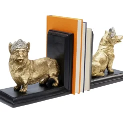 KARE Design Buchstutze Royal Standing Corgi (2/Set)- Deko & Geschenkartikel
