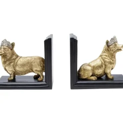 KARE Design Buchstutze Royal Standing Corgi (2/Set)- Deko & Geschenkartikel