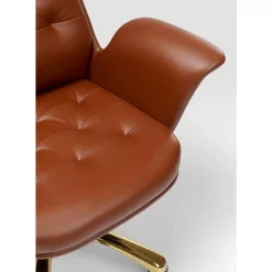 KARE Design Burodrehstuhl Brady Messing- Stühle