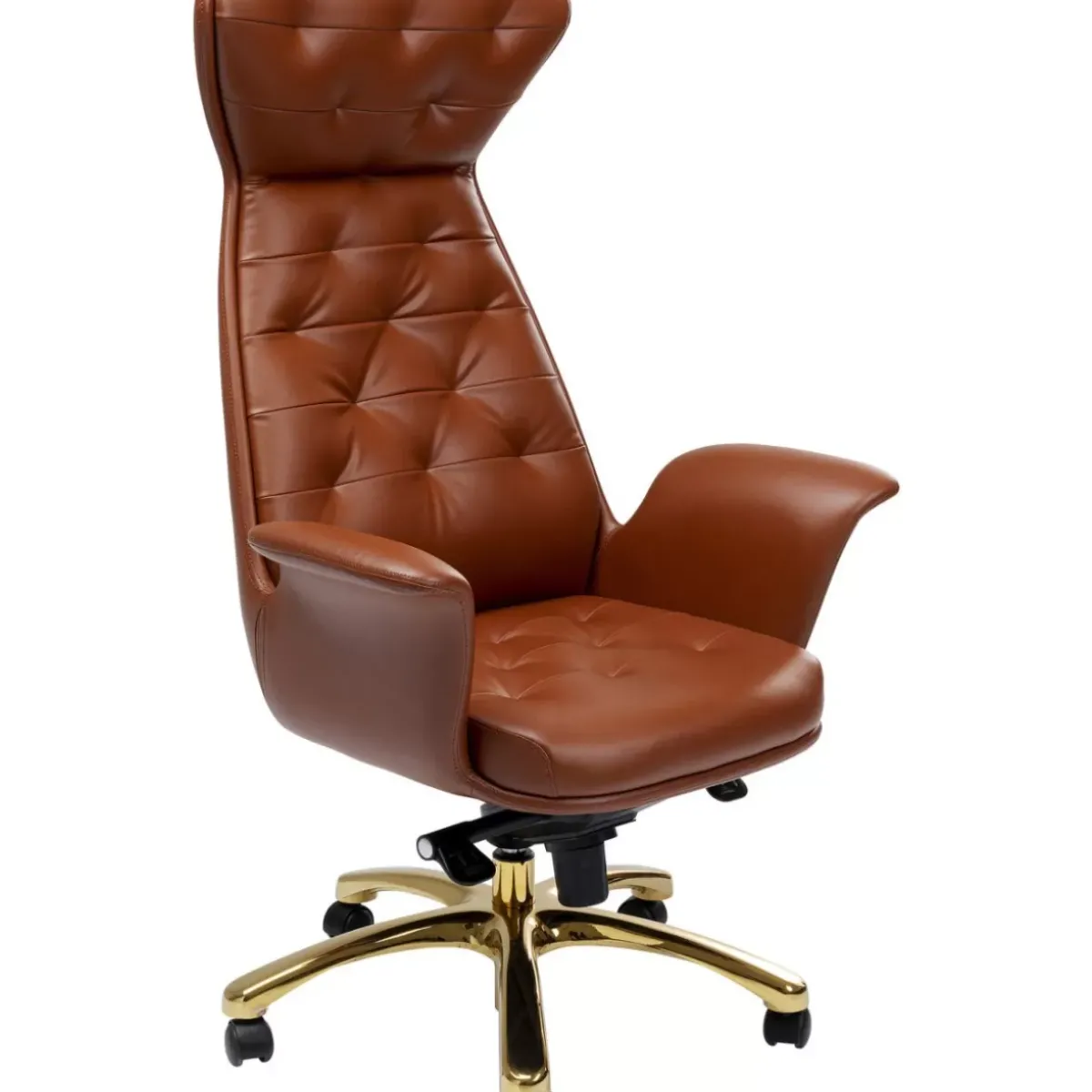 KARE Design Burodrehstuhl Brady Messing- Stühle