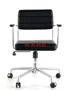 KARE Design Burodrehstuhl Dottore Black- Stühle