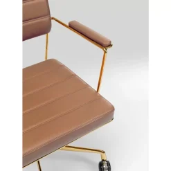 KARE Design Burodrehstuhl Dottore Braun- Stühle