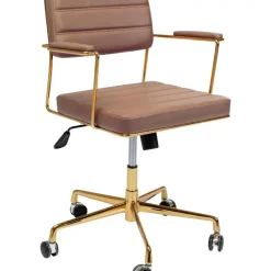 KARE Design Burodrehstuhl Dottore Braun- Stühle