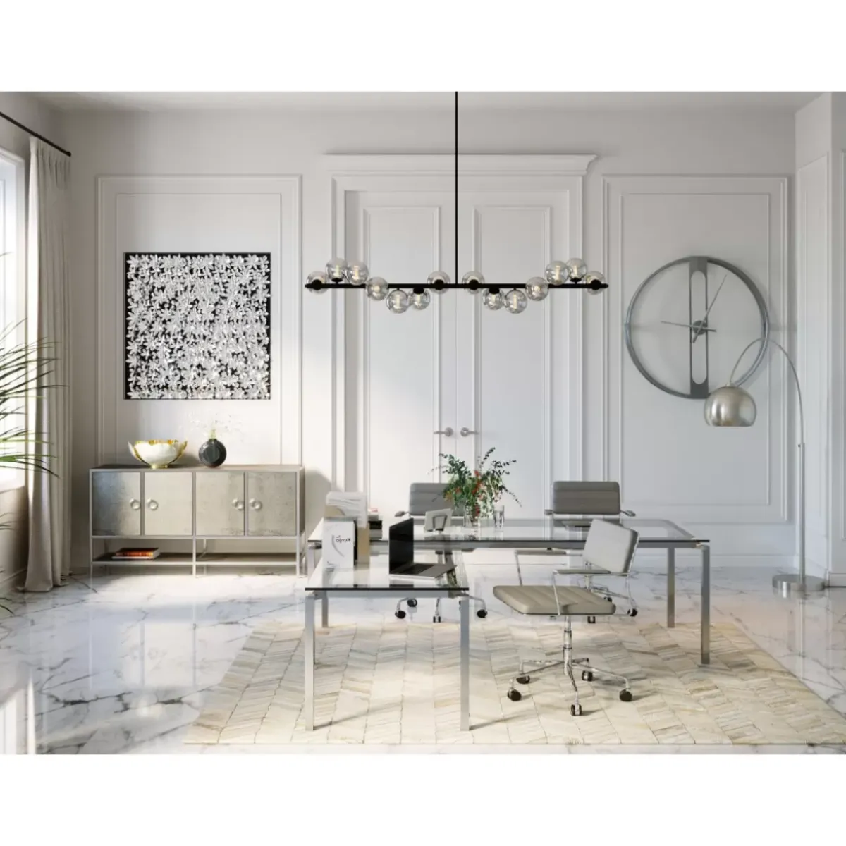 KARE Design Burodrehstuhl Dottore Grey- Stühle