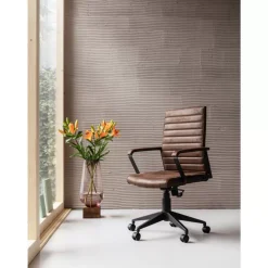 KARE Design Burodrehstuhl Labora Braun- Stühle