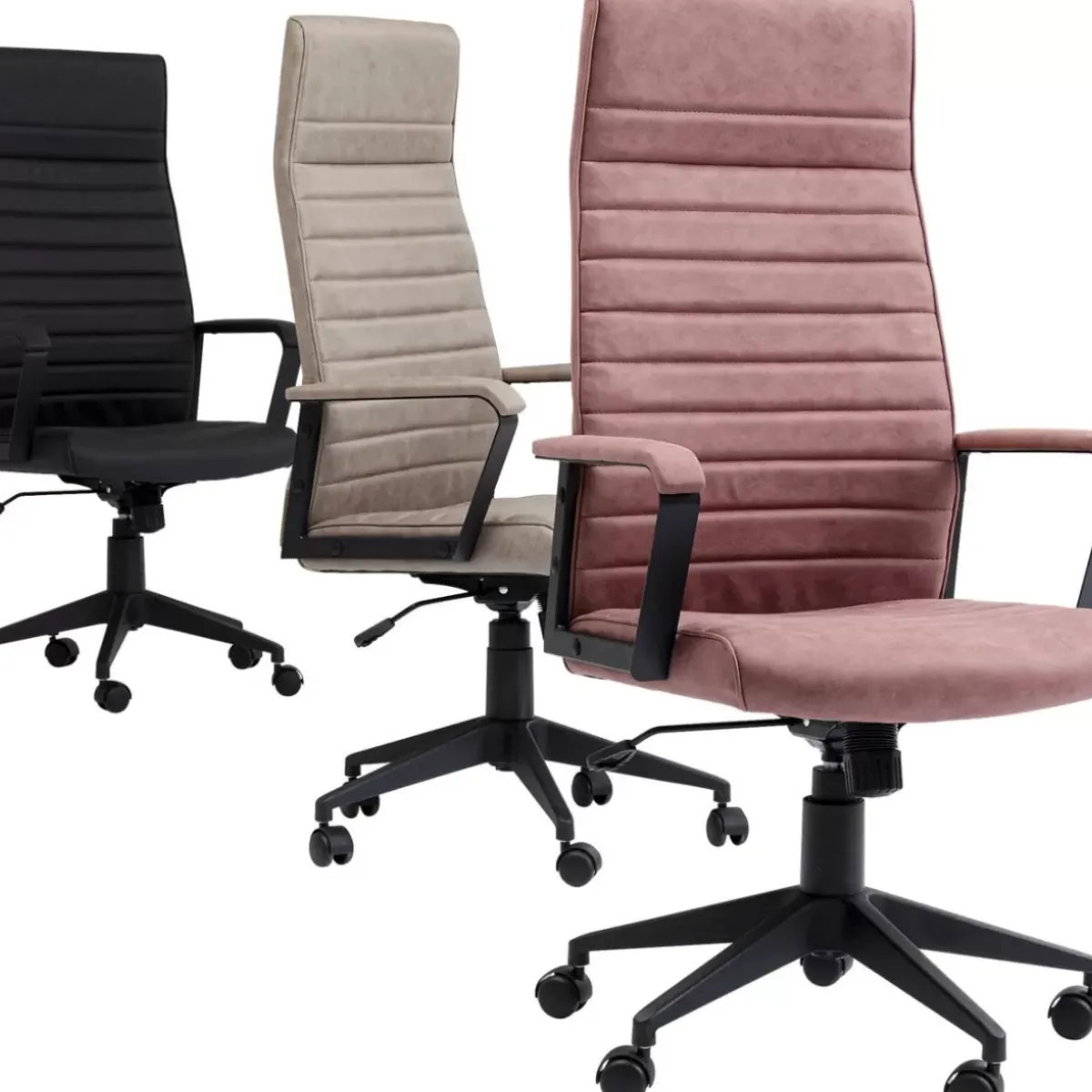 KARE Design Burodrehstuhl Labora High Schwarz- Stühle