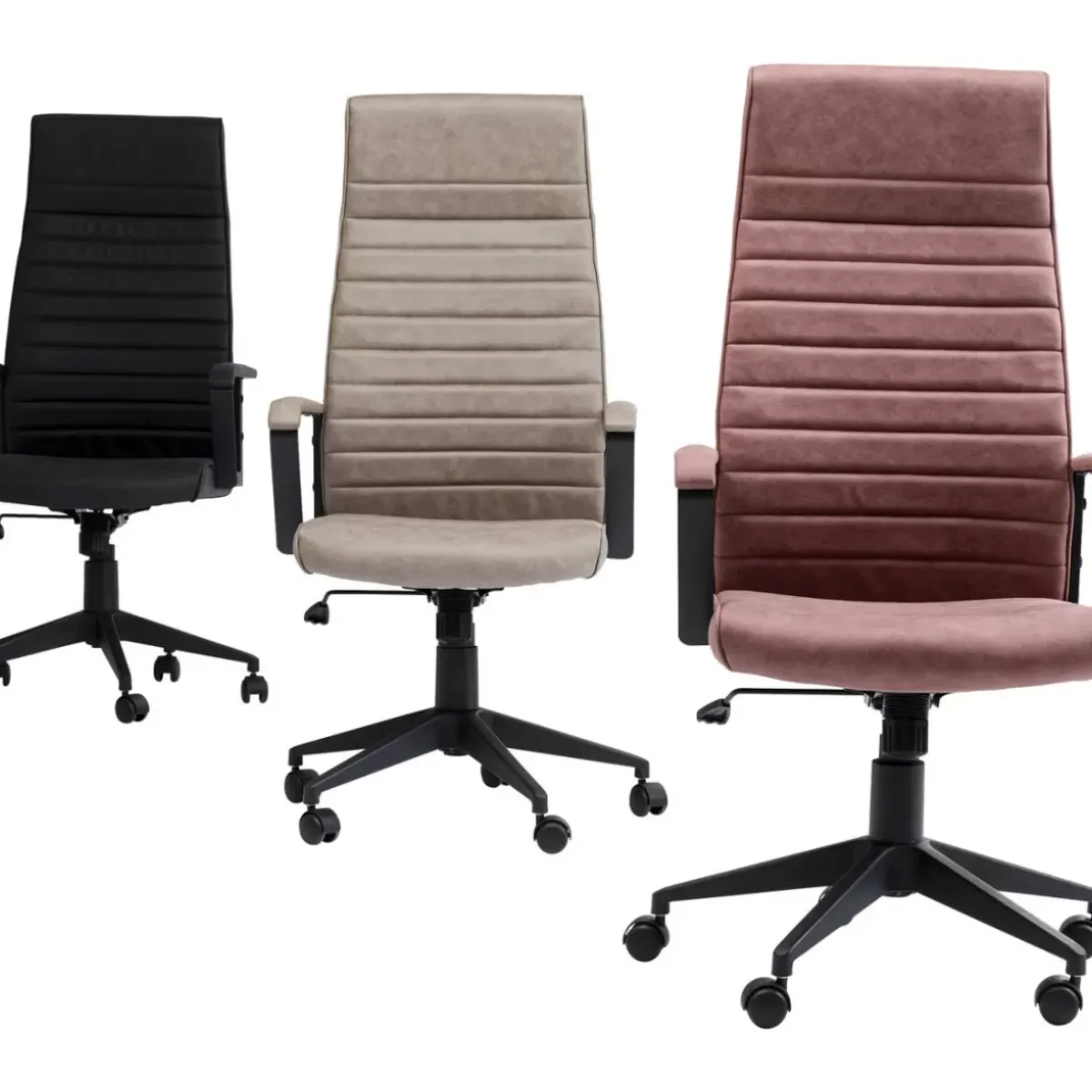 KARE Design Burodrehstuhl Labora High Schwarz- Stühle