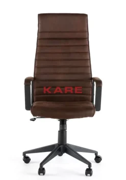 KARE Design Burodrehstuhl Labora High Braun- Stühle