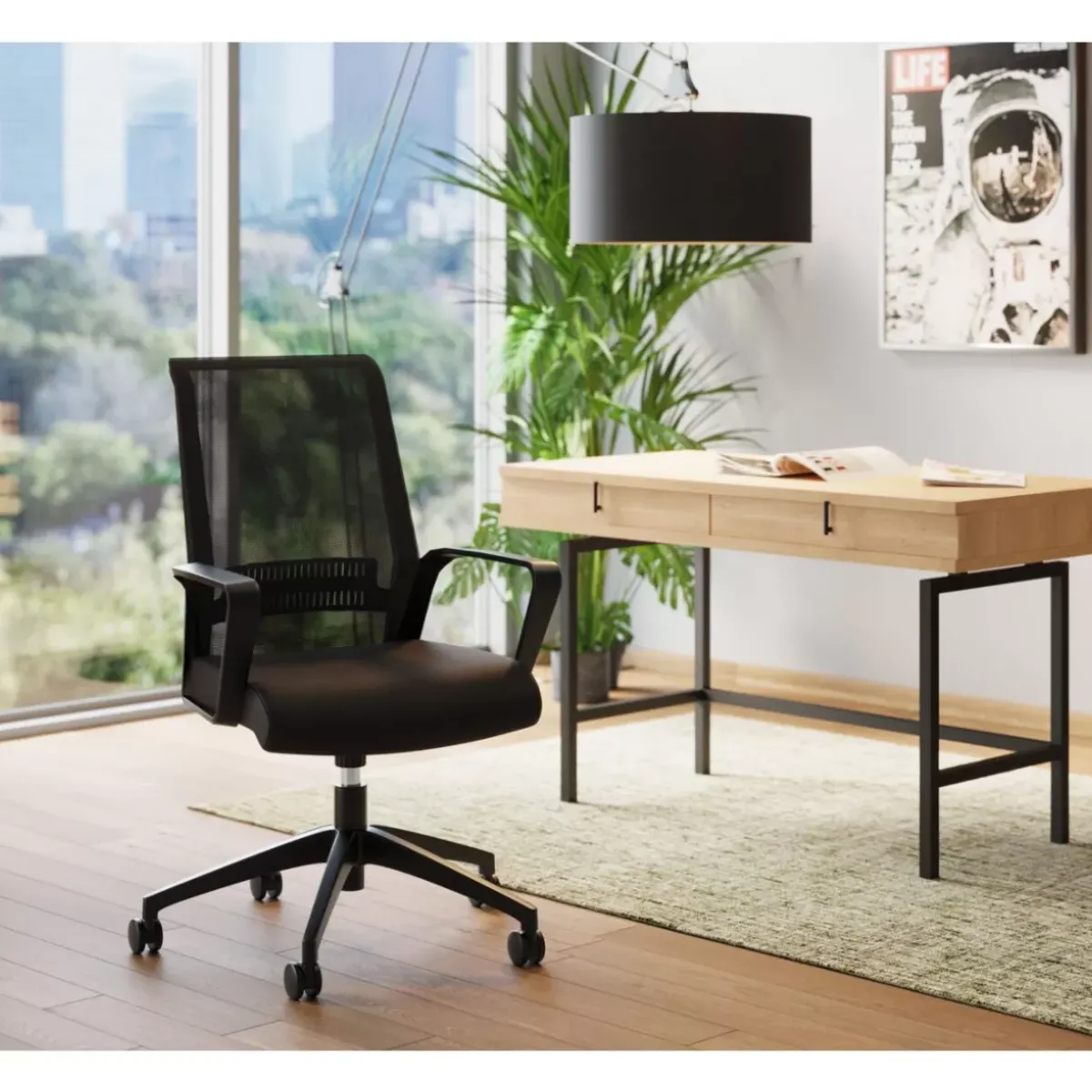 KARE Design Burodrehstuhl Max Schwarz- Stühle