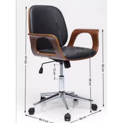 KARE Design Burodrehstuhl Patron Walnut- Stühle