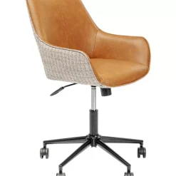KARE Design Burostuhl Monica Braun- Stühle