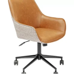KARE Design Burostuhl Monica Braun- Stühle