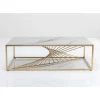 KARE Design Couchtisch Art Marble Glass 140X70Cm- Tische