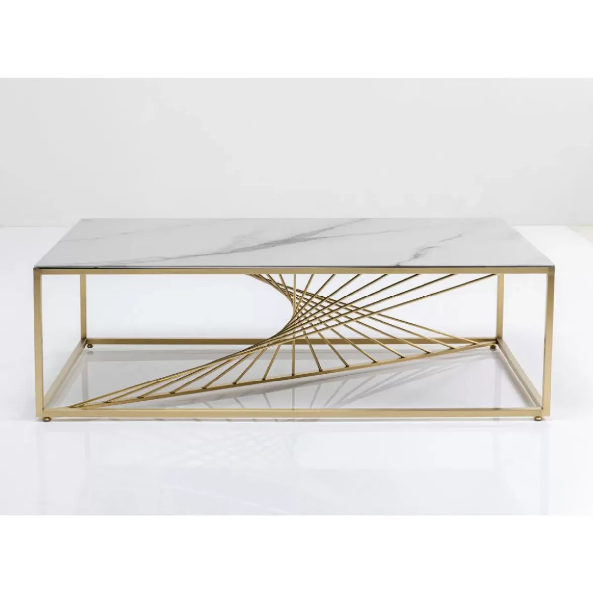 KARE Design Couchtisch Art Marble Glass 140X70Cm- Tische