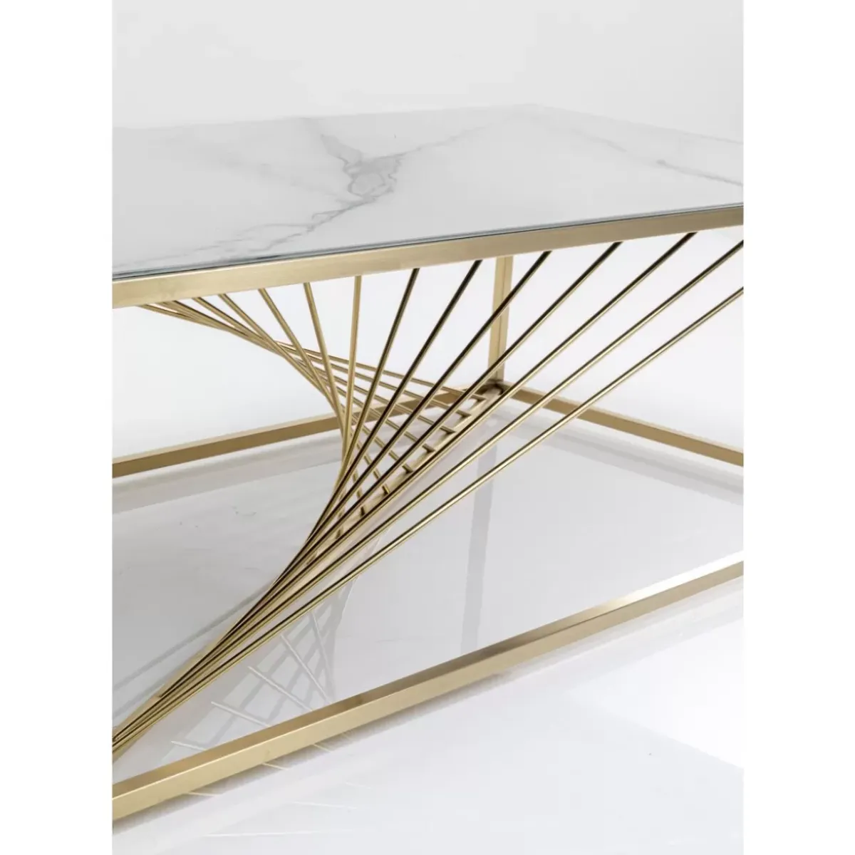 KARE Design Couchtisch Art Marble Glass 140X70Cm- Tische