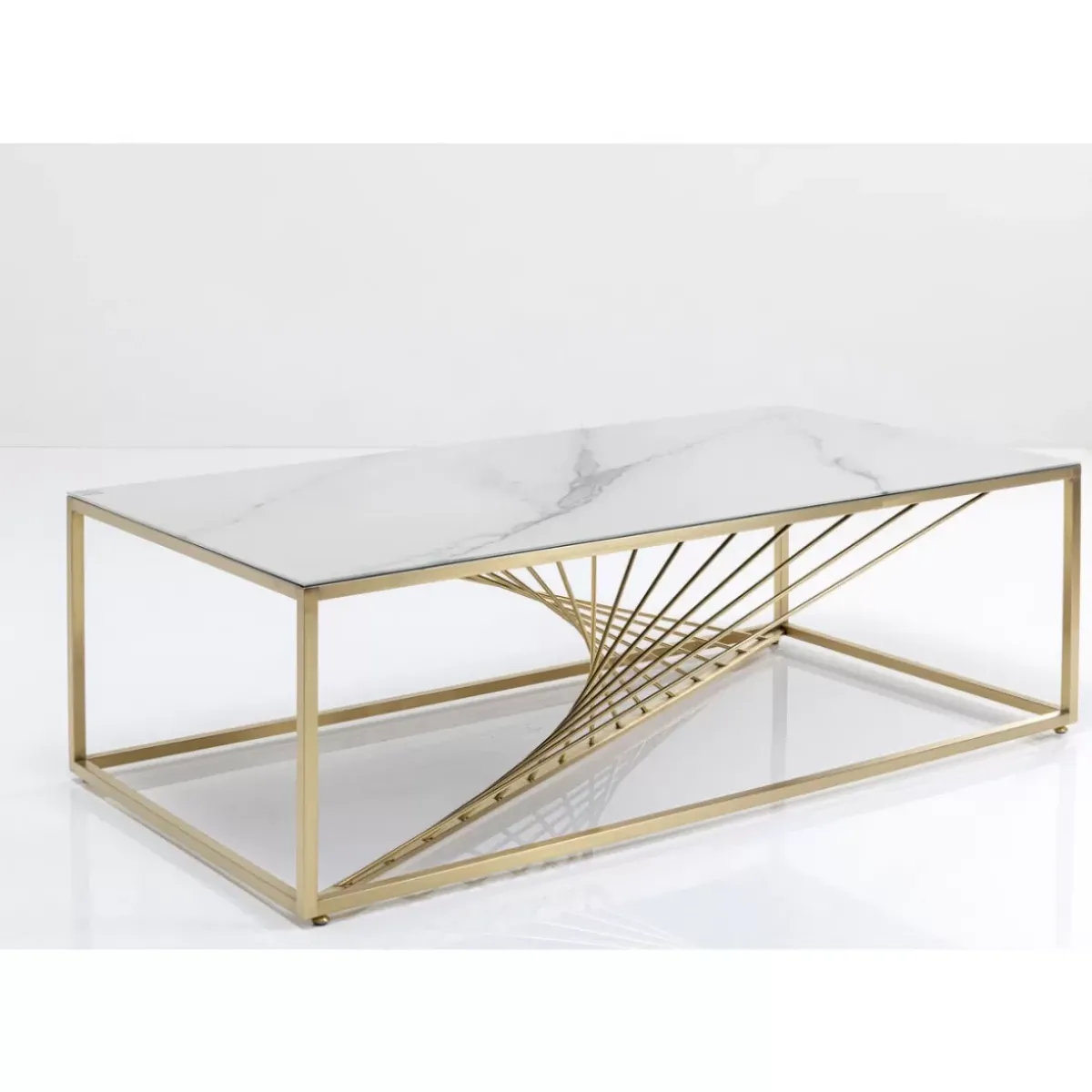 KARE Design Couchtisch Art Marble Glass 140X70Cm- Tische