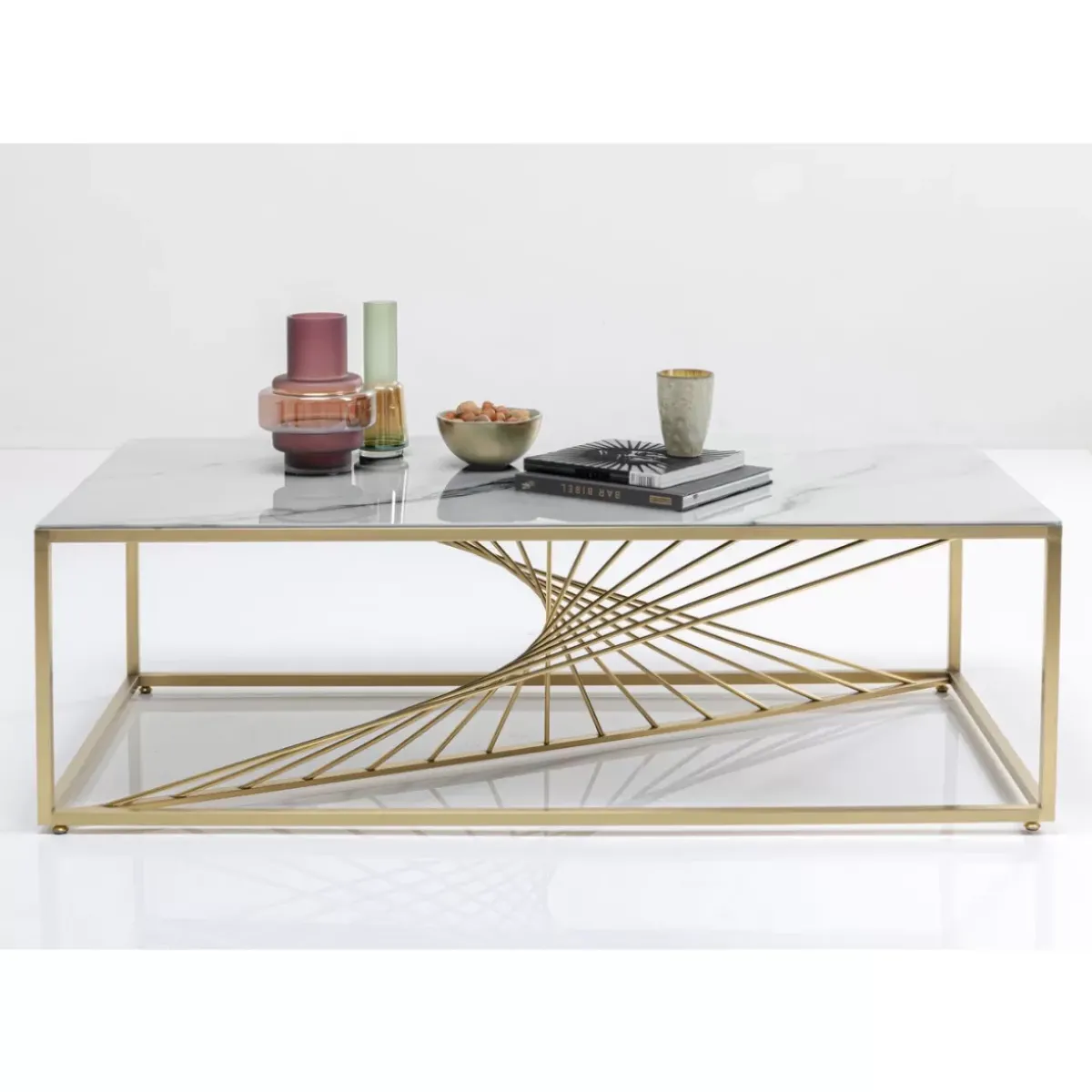 KARE Design Couchtisch Art Marble Glass 140X70Cm- Tische