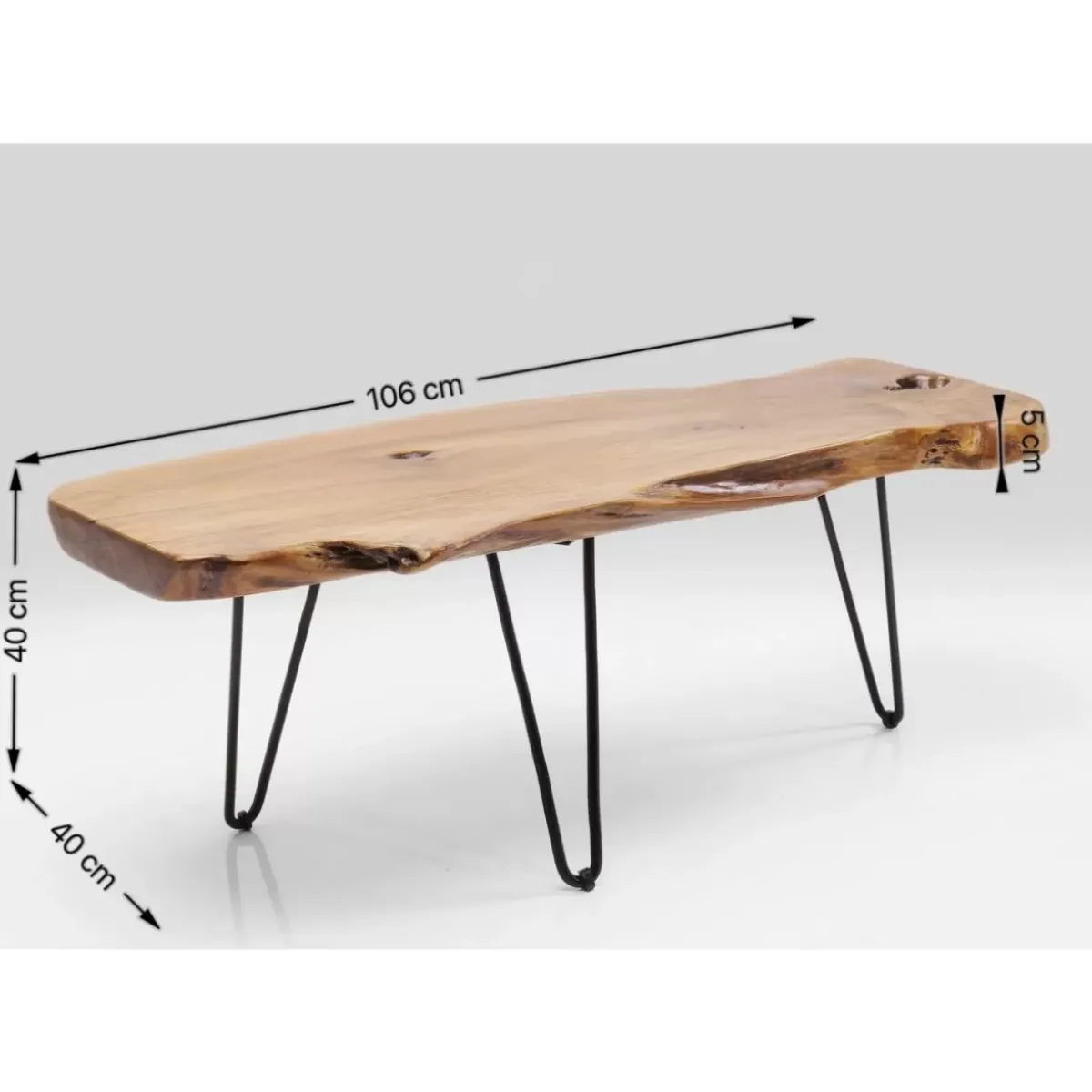 KARE Design Couchtisch Aspen Natur 106X41- Tische