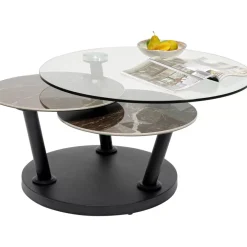 KARE Design Couchtisch Avignon 80 (+124)X80Cm- Tische