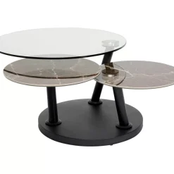 KARE Design Couchtisch Avignon 80 (+124)X80Cm- Tische