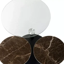 KARE Design Couchtisch Avignon 80 (+124)X80Cm- Tische