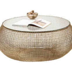 KARE Design Couchtisch Cesta Gold- Tische