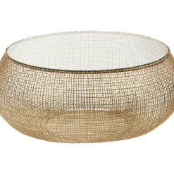 KARE Design Couchtisch Cesta Gold- Tische