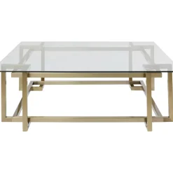 KARE Design Couchtisch Clara Gold 120X120- Tische