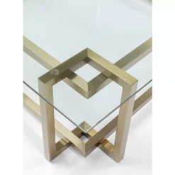 KARE Design Couchtisch Clara Gold 120X120- Tische