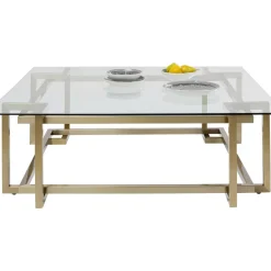 KARE Design Couchtisch Clara Gold 120X120- Tische